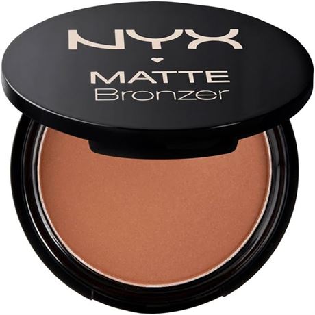 2 PACK ,NYX Professional Makeup Matte Bronzer, Light, 0.33 Oz.