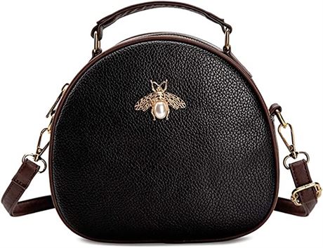 Lekesky Crossbody Bag for Women PU Leather Shoulder Bag, Roomy Handbags