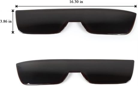 Tail Light Lamp Cover Guard for Chevrolet Camaro 2010-2014(Black)