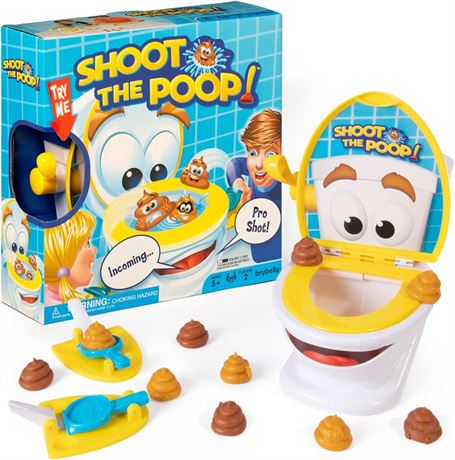 Brybelly The Original Shoot The Poop - Funny Family Game - Fast and Frenzied