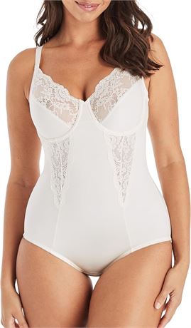 38C, Maidenform Flexees Shapewear Body Briefer with Lace