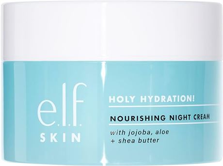e.l.f. Nourishing Night Cream | Moisturizes & Softens Skin | 50G