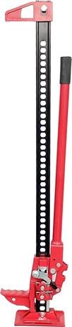 54" Ratcheting Off Road Utility Farm Jack 6000 lb. (Red)