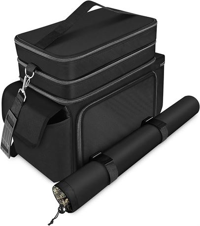RPG Adventurer's Accessories Bag Compatible with Dungeons & Dragons, Holds Minif