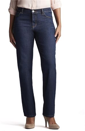 Lee Womens Relaxed Fit Straight Leg Jean - 12 Short