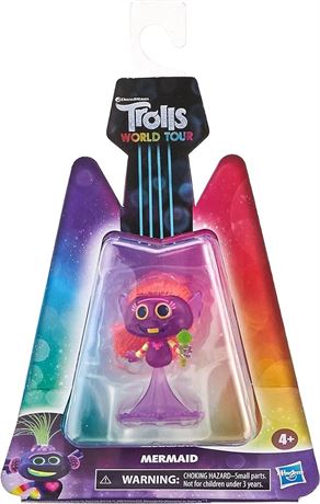 DreamWorks Trolls World Tour Mermaid, Collectible Doll with Microphone Accessory, Toy Figure Inspired by The Movie Trolls World Tour