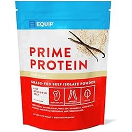 Equip Foods Prime Protein - Grass Fed Beef Protein Powder Isolate - Paleo and Ke