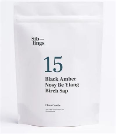 Sib— lings No 15 — Black Amber, Nosy Be Ylang, Birch Sap 10 oz