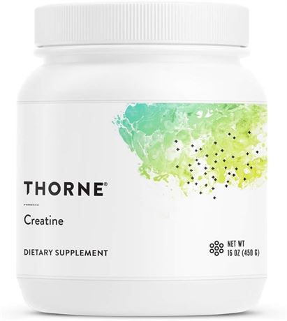 Thorne Creatine Creatine Monohydrate, Amino Acid Powder 16Oz - 90 Servings 01/25