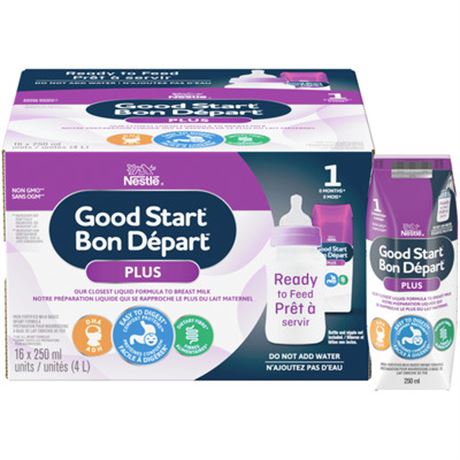16PACK-GOOD START PLUS 1 Baby Formula, Ready-to-Feed