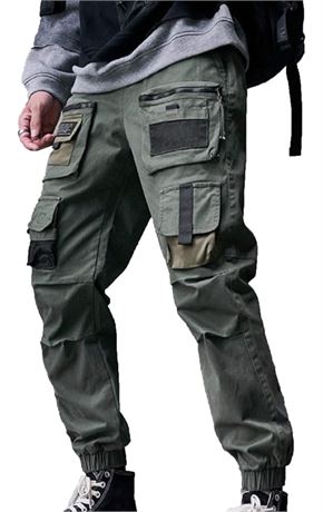 Multi-Pocket Loose Overalls Casual Functional Trousers Cargo Joggers Techwear
