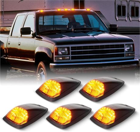 Gempro LED Cab Roof Marker Lights Top Clearance Running Lights for 1988-2002 Che