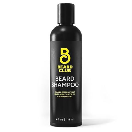 Beard Club Original Premium Beard Shampoo - Natural & Nourishing Formula for Sof