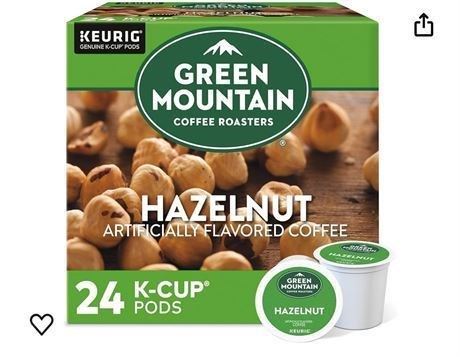 Green Mountain Coffee Roasters Hazelnut, Single-Serve Keurig K-Cup Pods