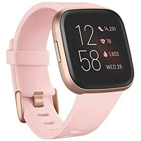 Fitbit Versa 2 Health and Fitness Smartwatch with Heart Rate,  Copper Rose