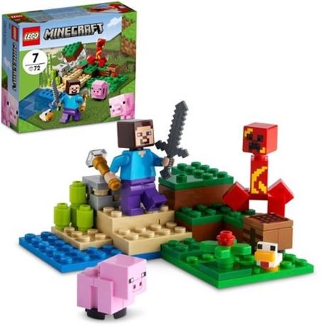 LEGO Minecraft the Creeper Ambush Building Kit - 72 Pieces