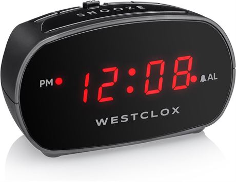 Westclox Basic Digital 4 inch LED Alarm Clock - Model# 71043