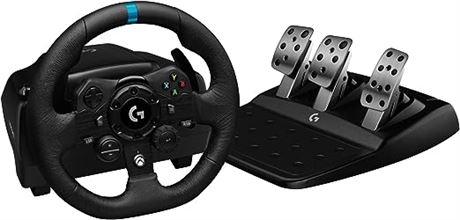 Logitech G923 Racing Wheel and Pedals for Xbox Series X|S, Xbox One and PC featu