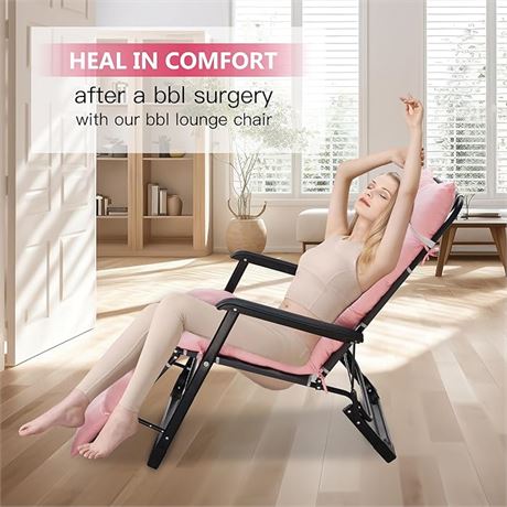 YUKSAL Post Surgery Adjustable BBL Chair After Surgery For Butt With Hole, Soft
