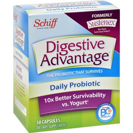 Digestive Advantage Daily Probiotic Capsules, 50 Ct | CVS