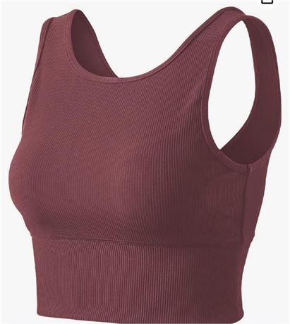 Workout Crop Tank Tops for Women Solid Comfort Sleeveless Shirts for Casual Spor