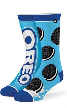 Sz:8-13, Unisex Cool Oreo Cookies Crew Socks