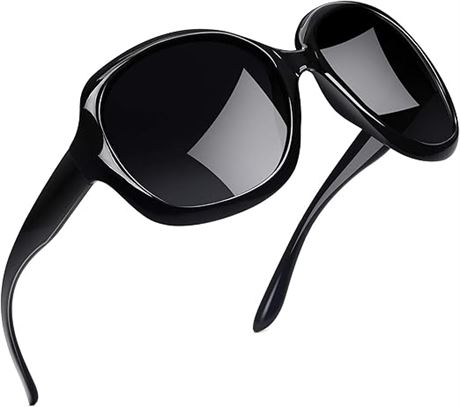 Joopin Oversized Polarized Sunglasses for Women, UV Protection Trendy Big Ladies