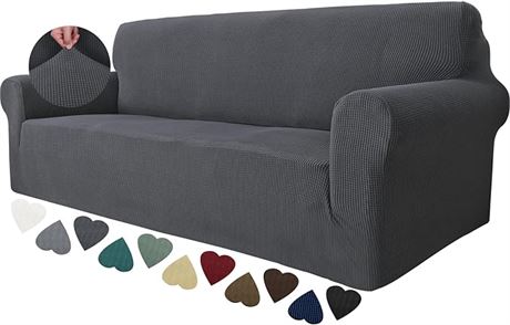 1-PC/Universal Sofa, MAXIJIN Super Stretch Couch Cover for 3 Cushion Couch