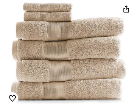 Hearth & Harbor Bath Towels for Bathroom - 100% Ring Spun Cotton Luxury Bathroom