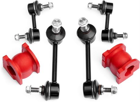6PC Front/Rear Stabilizer Sway Bar Links + Front Bushings FITS Acura TL 2004-200