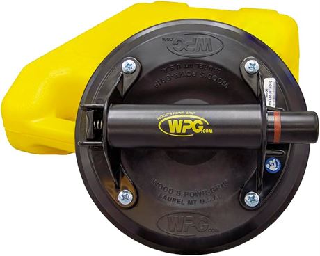 Woods Powr-Grip N4000 8'' 125 LBS Flat Vacuum Cup with ABS Handle