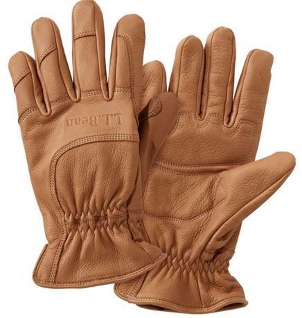 L.L. Bean Men's Deerskin Gloves XX-large Saddle