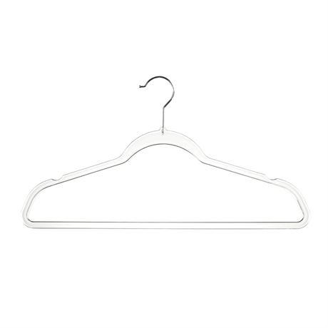 The Container Store Case of 120 Slim Suit Hanger Clear