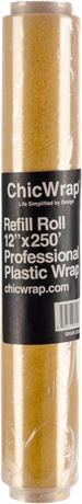 ChicWrap Plastic Wrap Refill Roll - ChicWrap Plastic Wrap Refill Roll - 12 Inch