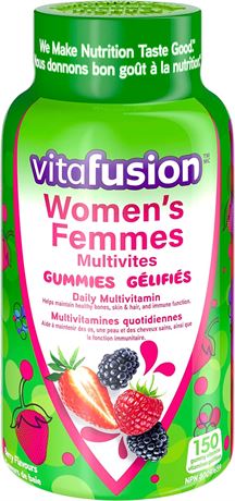 Vitafusion Women's Multivitamin Gummies, Daily Multivitamin, 150 COUNT