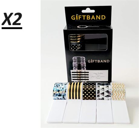 5-Pack of Gift Bands in Various Styles  X2