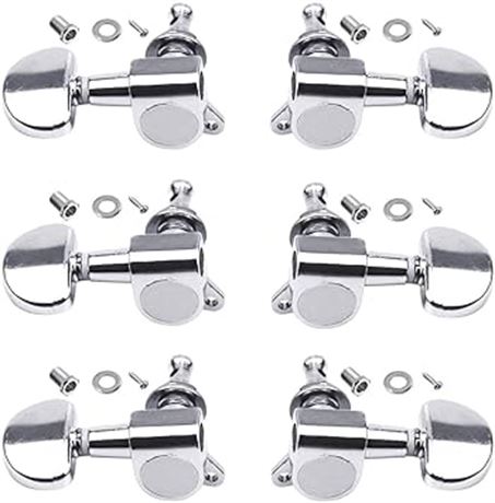 HQDeal 6PCS 3L3R Acoustic Guitar Tuning Pegs Machine Head Tuners, Knobs Tuning K