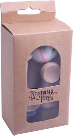 | 2 Pack | Pocket Size Mini Kendama (not full size) | Solid Wood Ball and Cup Co