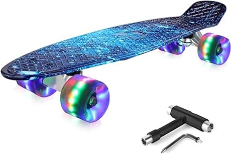 BELEEV Skateboard Complete Cruiser Mini Skateboard for ...