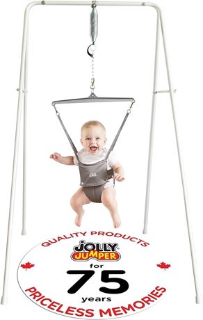 Jolly Jumper *CLASSIC* With Stand - The Original Baby Exerciser and Your Alternative To Activity Centers and Baby Bouncers. Trusted by Parents, Loved by Babies Since 1948.