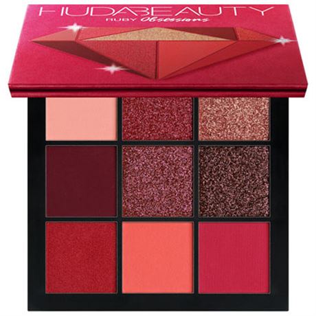 Exclusive New HUDA BEAUTY Obsessions Eyeshadow Palette (Ruby)