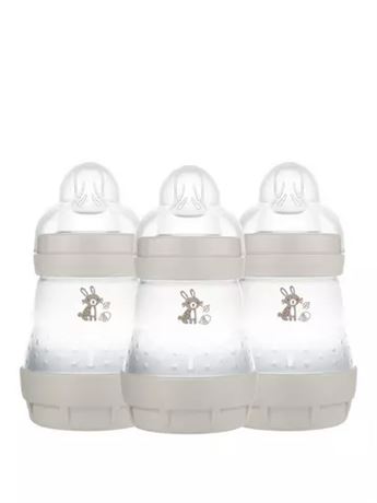 *SIMILAR* Easy Start 130ml Baby Bottle - 3 Pack White