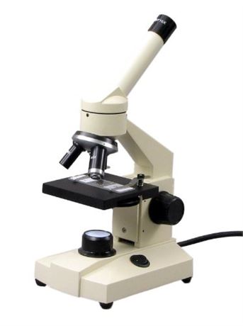OMAX 40X-400X Kids Monocular Compound Microscope with Tungsten Light