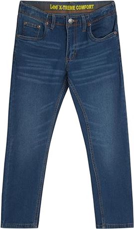 14H, Lee Boys’ Slim Fit Denim Jeans - Ultra Stretch Casual Pants for Boys