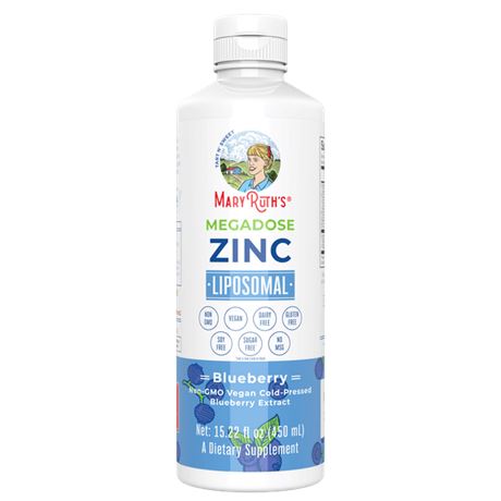 Mary Ruth's Megadose Zinc Liposomal-Blueberry Extract
