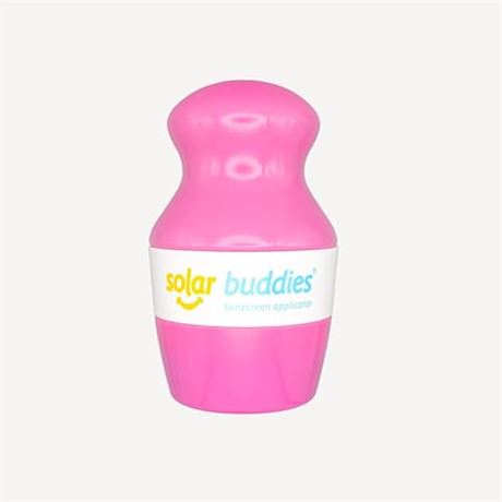 Full Pink Solar Buddies Refillable Roll on Sponge Applicator for Kids, Adults, F