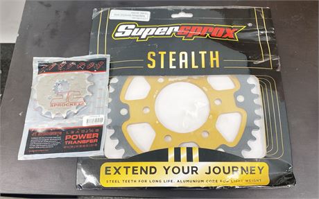 2004-05 ZX10R NINJA SUPERSPROX SPROCKETS KIT
