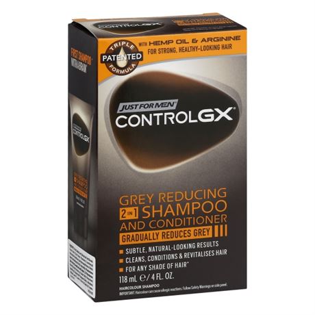 Just for Men Control GX Grey-Reducing Shampoo & Conditioner, 4 Oz | CVS