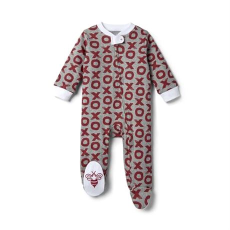 3-6 Months, Burt's Bees Baby Baby Boys' Sleep and Play Pajamas, 100% Organic