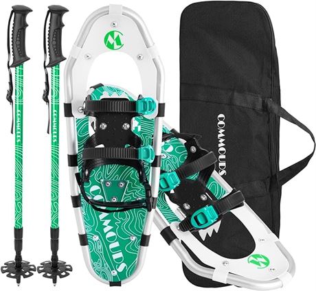 COMMOUDS Lightweight Snowshoes for Men Women Youth Kids, Fully Adju...